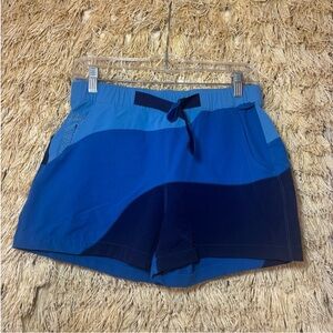 Outdoor Voices✨RecTrek 3” Colorblock Short✨Glacier✨Belt Hiking Cargo✨LIKE NEW✨S